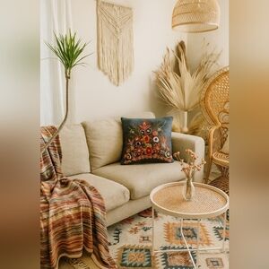 Sundance Inspired Bloom Pillow NWT